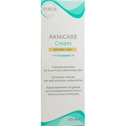 Synchroline Aknicare tinted moisturizing cream with salicylic acid
