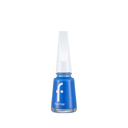 Flormar Navy Blue Nail Polish: High Pigment, Long Lasting, Chip Resistant - Magnesium, Calcium & Sulfur Enriched for Strong, Shiny Nails by Beauty Care Bag