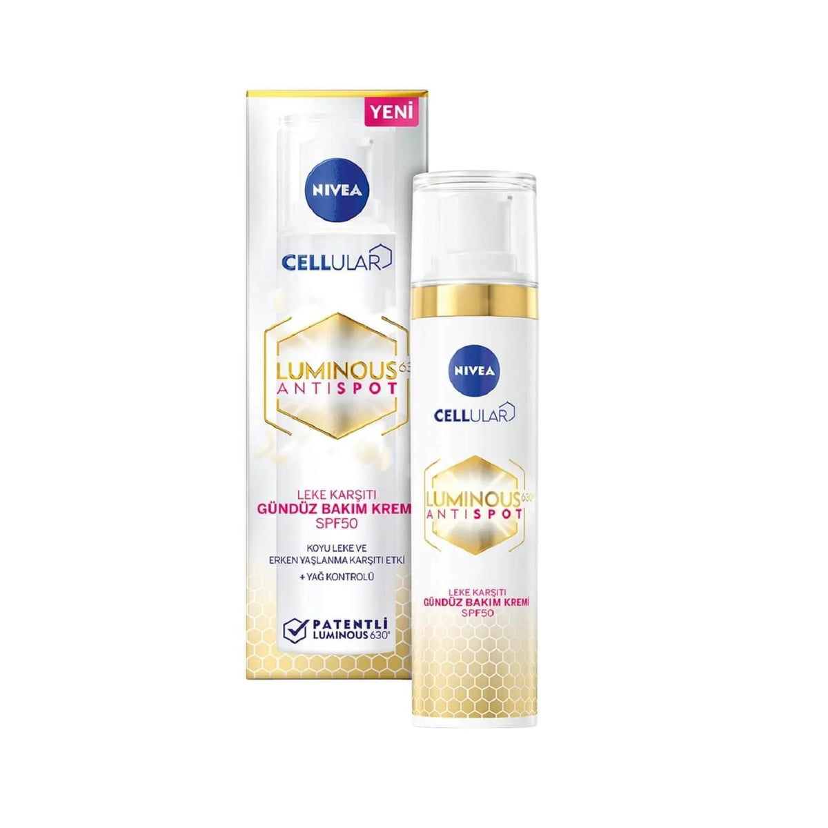 Nivea Luminous630 SPF50 Dark Spot Sunscreen Face Cream 40 ml by Beauty Care Bag