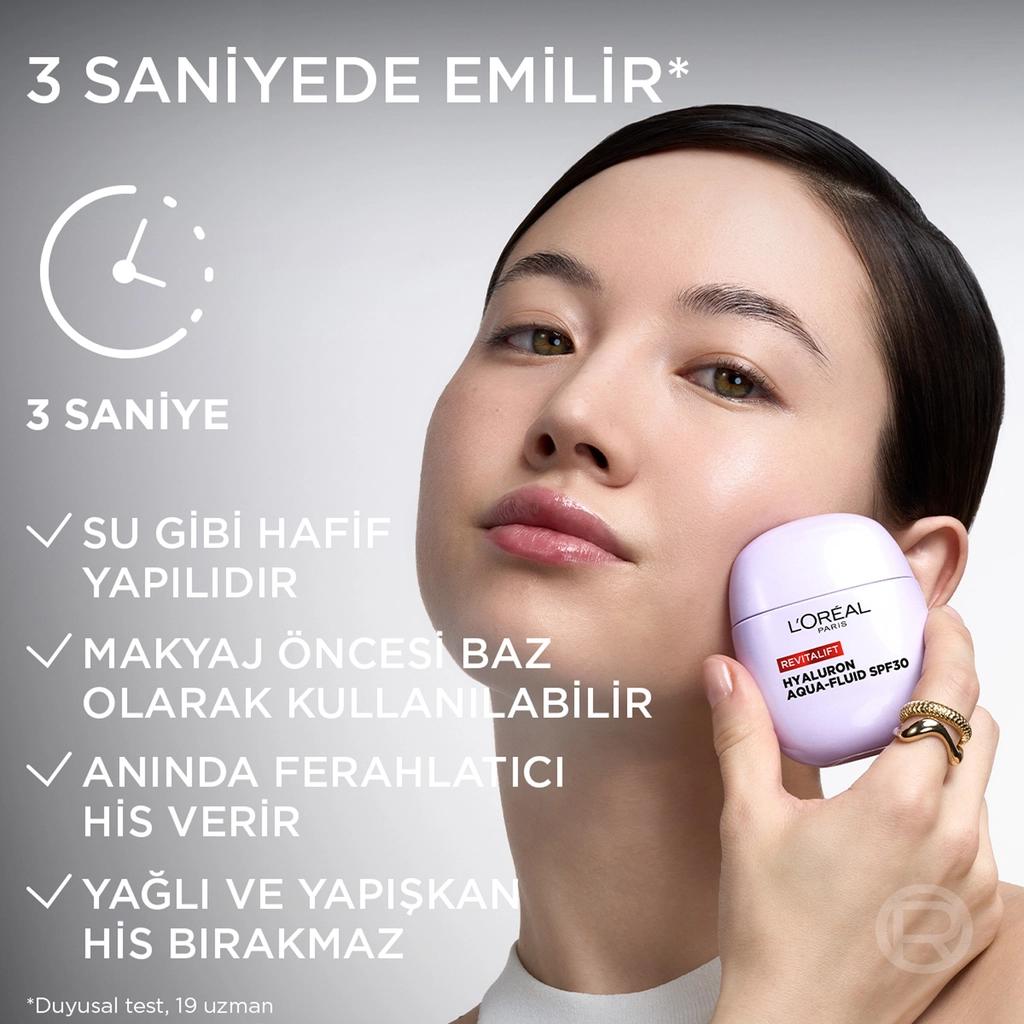 L'Oreal Paris Revitalift Hyaluronic Acid SPF30 Cream 50ml by Beauty Care Bag