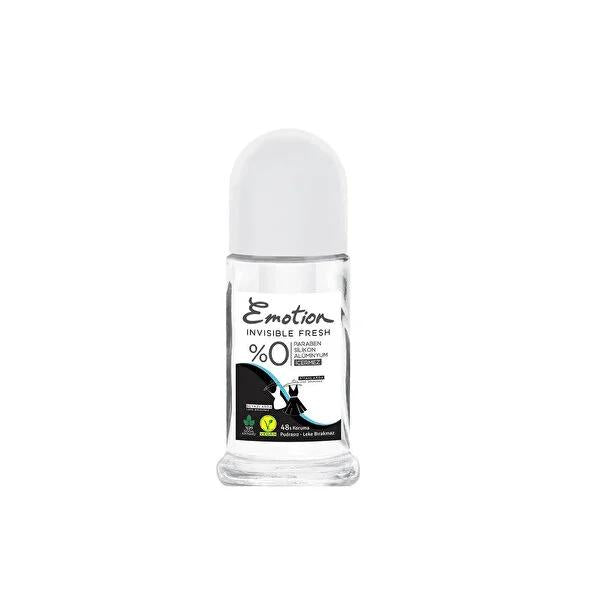 Emotion Invisible Fresh Roll-On Deodorant - Natural, Vegan, Aluminum-Free, 1.69 fl oz by Beauty Care Bag