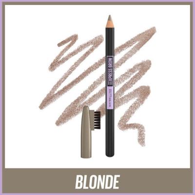 Maybelline New York Express Brow Shaping Pencil - Blonde - Eyebrow Pencil for Fuller Brows by Beauty Care Bag