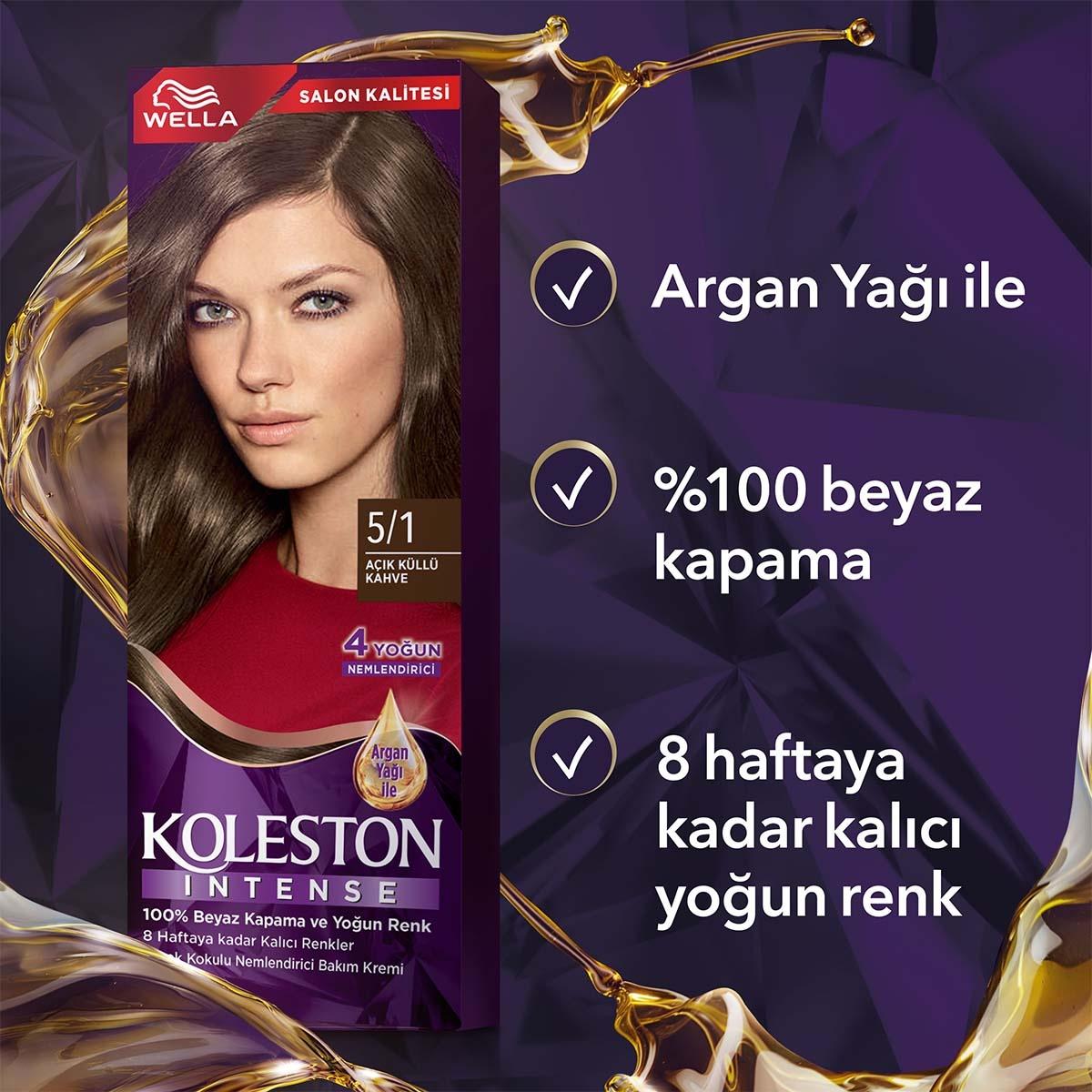 Wella Koleston Intense Hair Dye - 100% Grey Coverage, Long-Lasting Color with Argan Oil by Beauty Care Bag