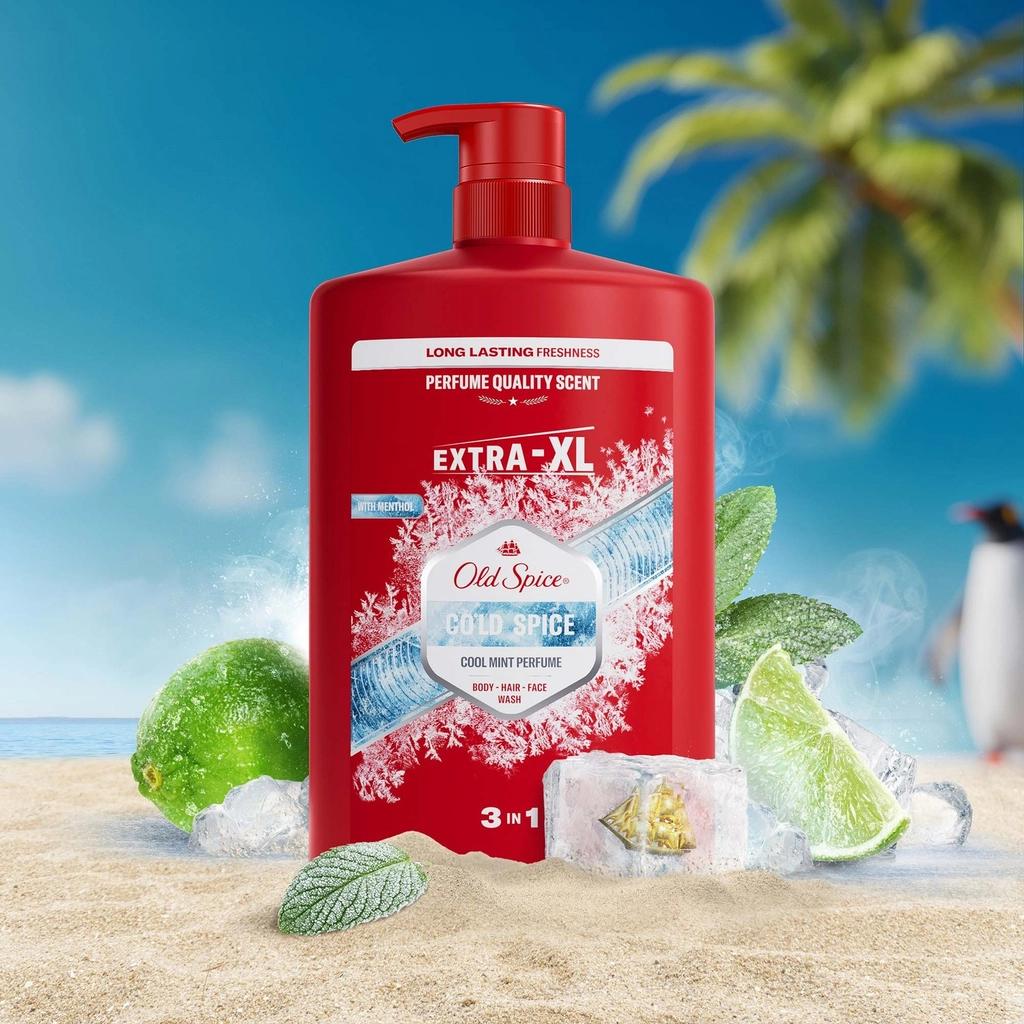 Old Spice Captain 3-in-1 Body Wash 800 ml by Beauty Care Bag