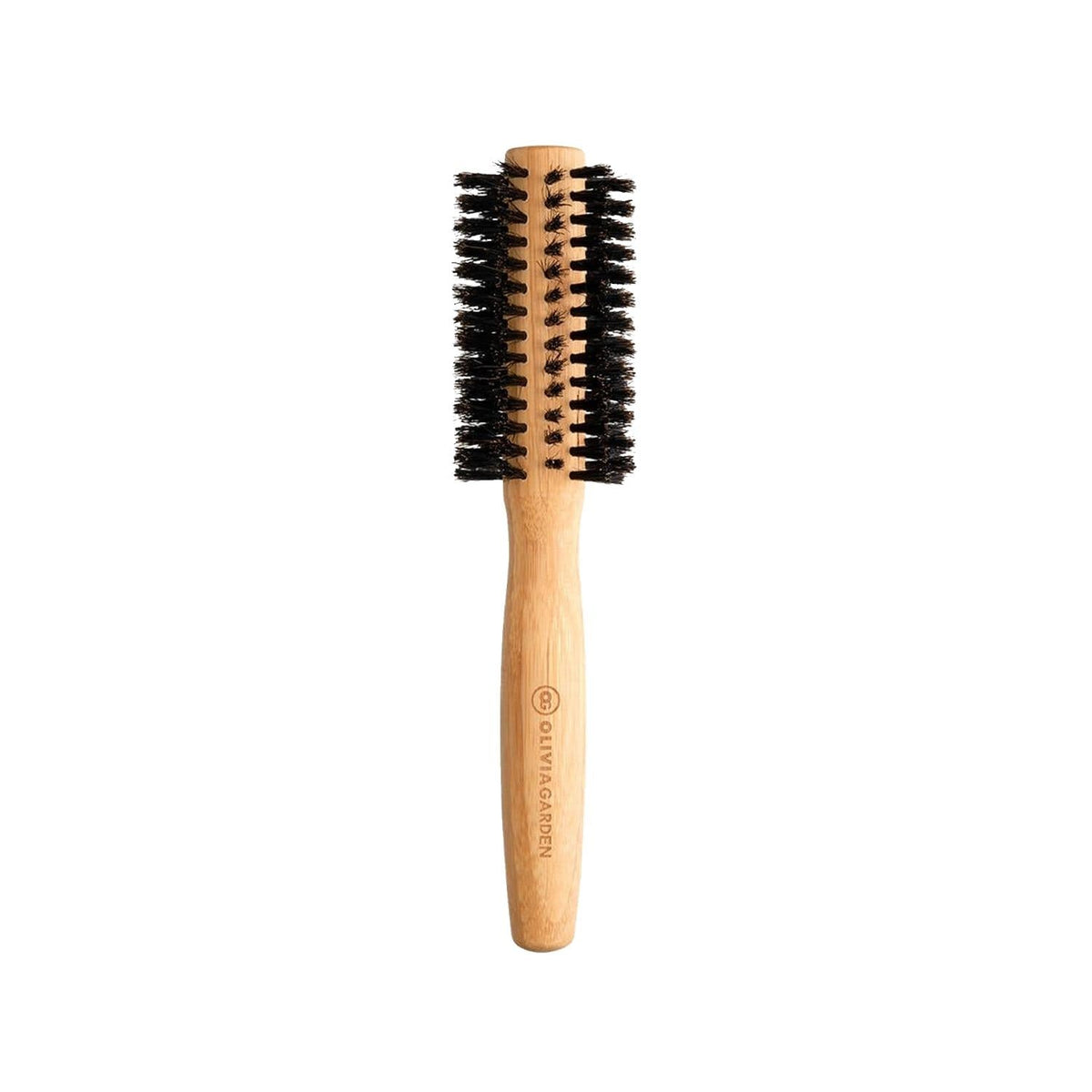 Olivia Garden Bamboo Touch Blowout Boar Bristle Hair Brush for Detangling and Styling - Eco-Friendly Hair Care Tool by Beauty Care Bag