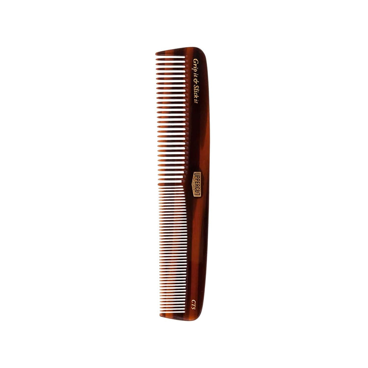 Uppercut Deluxe CT5 Tortoise Shell Pocket Comb by Beauty Care Bag