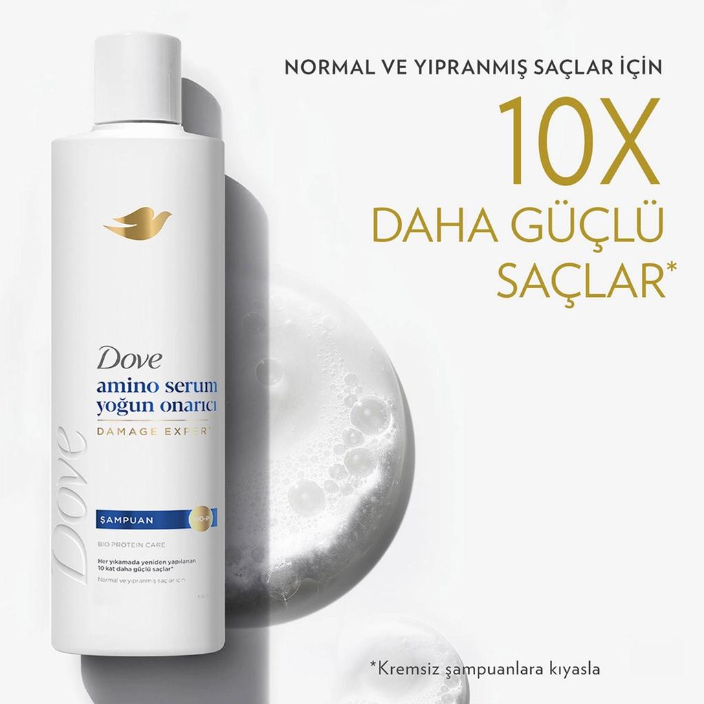 Dove Amino Serum Intense Repair Shampoo & Conditioner Set by Beauty Care Bag