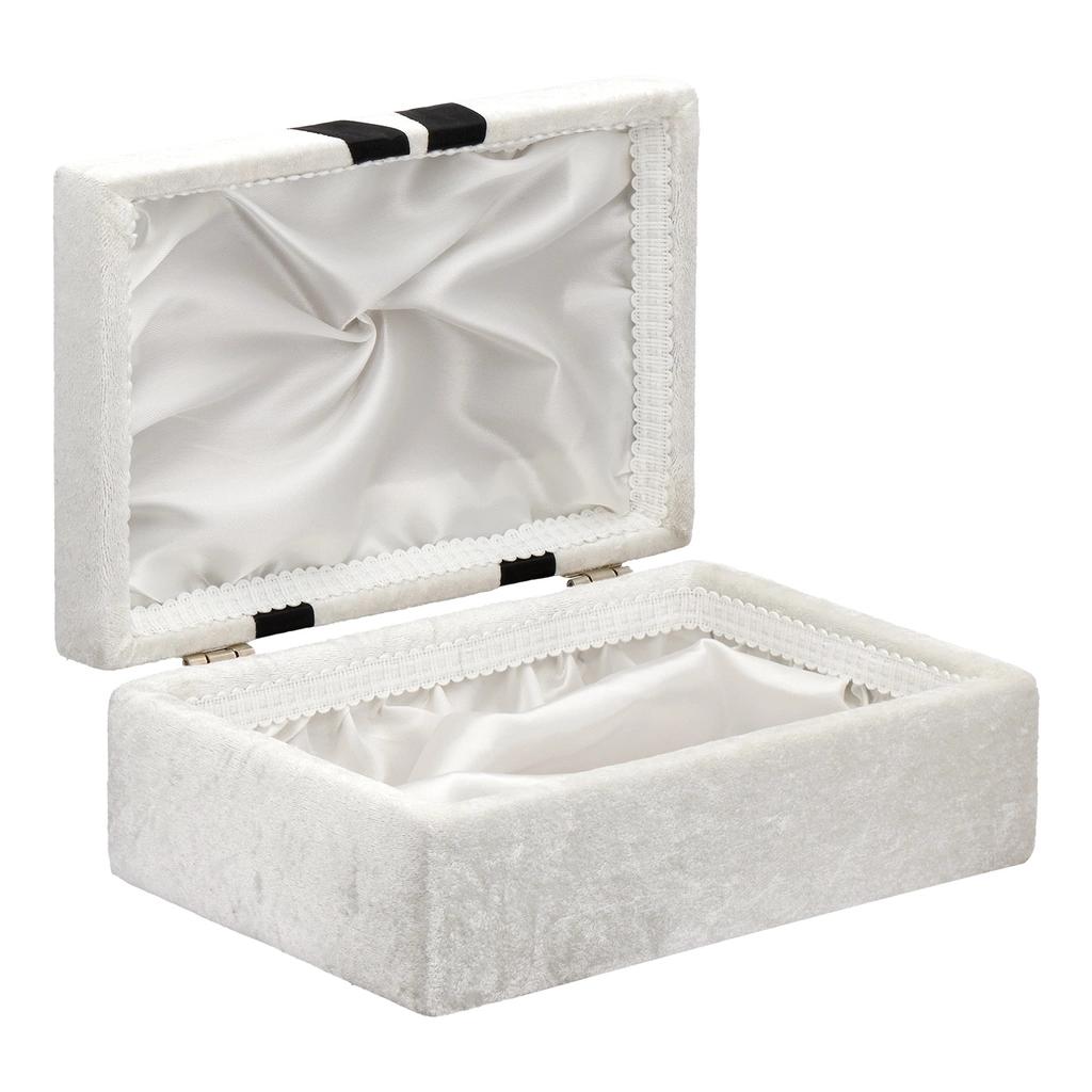 Eklips White Groom Gift Pouch for Wedding Traditions by Beauty Care Bag