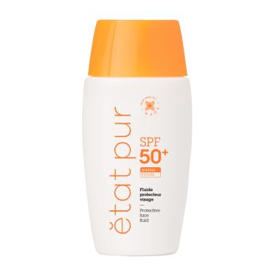 Etat Pur Mineral Fluid SPF 50+ Sunscreen for Sensitive Skin - Broad Spectrum Protection, Natural & Paraben-Free by Beauty Care Bag