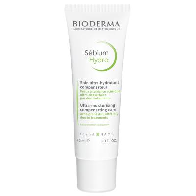 Bioderma Sebium Hydra: Intense Hydration Facial Moisturizer for Oily, Acne-Prone & Irritated Skin | Non-Comedogenic, Skin Barrier Repair by Beauty Care Bag