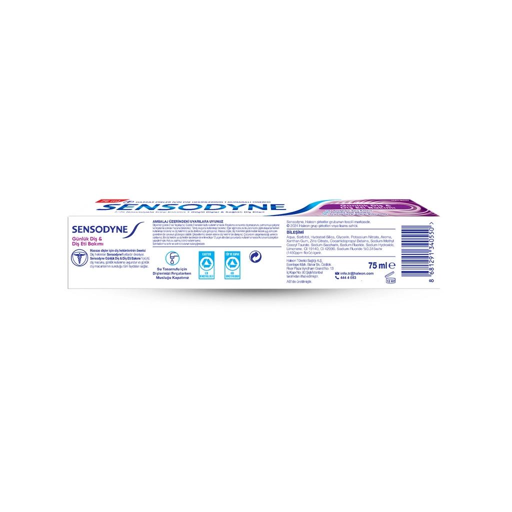 Sensodyne Daily Tooth & Gum Care Toothpaste 75 ml by Beauty Care Bag