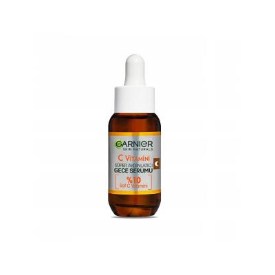 Garnier Vitamin C Serum - Anti-aging Night Serum for Brightening & Hydration, Vegan Skincare, 1.01 fl oz by Beauty Care Bag