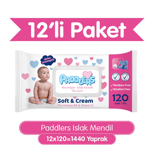 Paddlers soft baby wet wipes