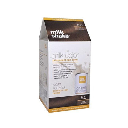Milk Shake 5 Light Chestnut Hair Color & Conditioner Set 50 ml by Beauty Care Bag