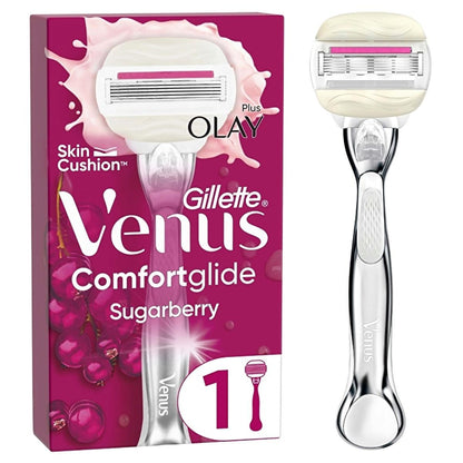 Gillette Venus Comfort Glide Sugarberry women's 3-blade razor