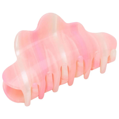 Baby Nimbus Olive Check Hair Claw Clip: Secure Hold, Eco-Friendly Acetate, Effortless Styling for Fine Hair by Beauty Care Bag