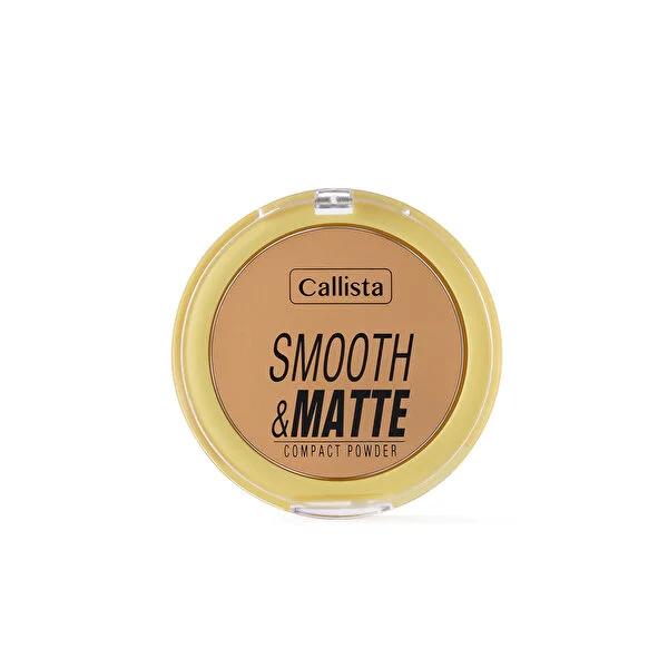 Callista matte compact powder in shade 30 Dark Honey