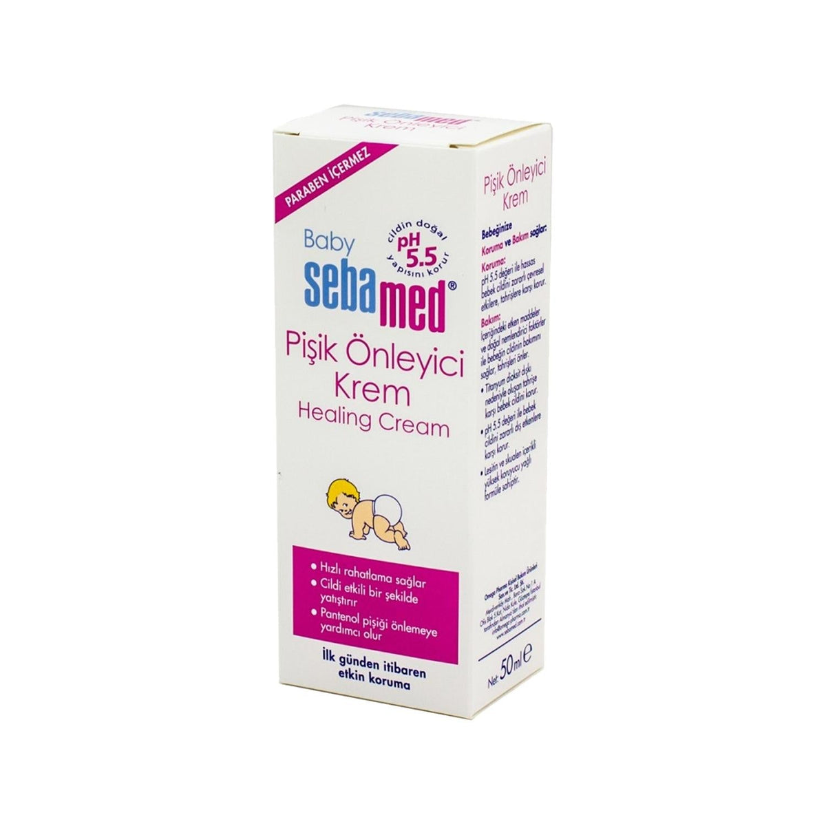 Sebamed Diaper Rash Cream 50ml - Gentle, Hypoallergenic Baby Skin Care by Beauty Care Bag