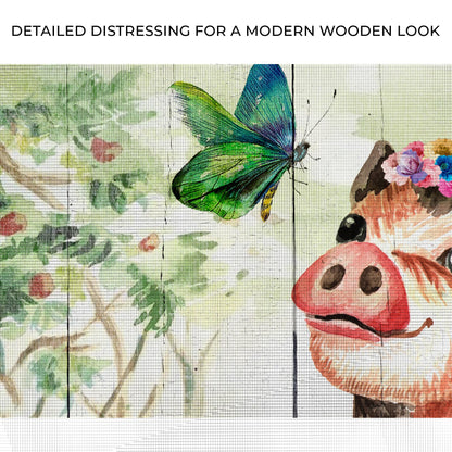 Cute Little Pig Canvas Wall Art by Tailored Canvases