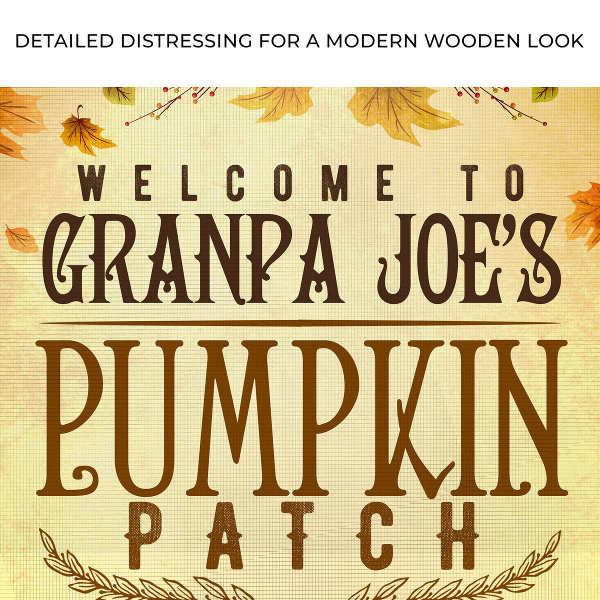Pumpkin Patch Open Daily Sign by Tailored Canvases