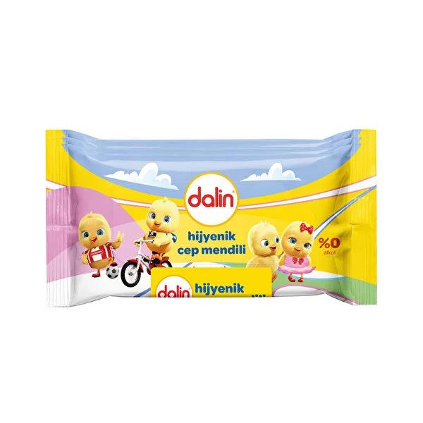 Dalin Hygienic Wet Wipes - Alcohol & Paraben Free, Gentle Cleansing for Sensitive Skin, Travel Pocket Size 3x15 Pack by Beauty Care Bag