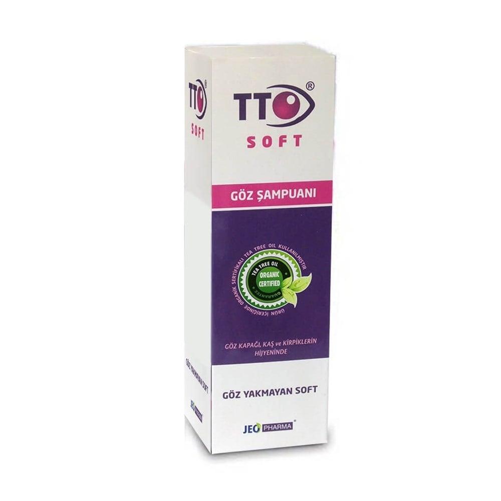 TTO Organic Tea Tree Oil Eye Shampoo for Sensitive Eyes - Gentle, Natural Eyelid Cleanser for Daily Hygiene by Beauty Care Bag
