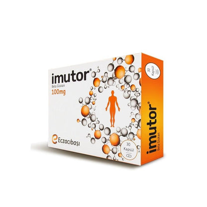_mutor Beta Glucan Supplement - 100mg, 30 Capsules for Immune System Support by Beauty Care Bag