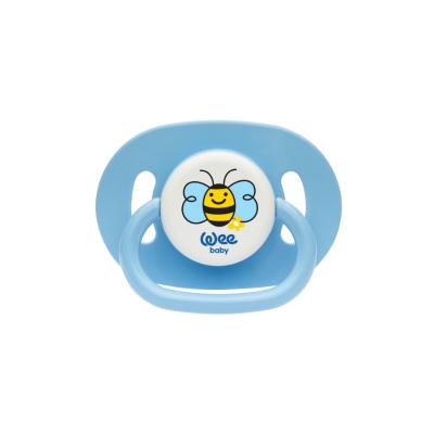 Wee Baby BPA-Free Silicone Baby Pacifier for Infants 6-18 Months - Orthodontic Design, Easy to Clean by Beauty Care Bag
