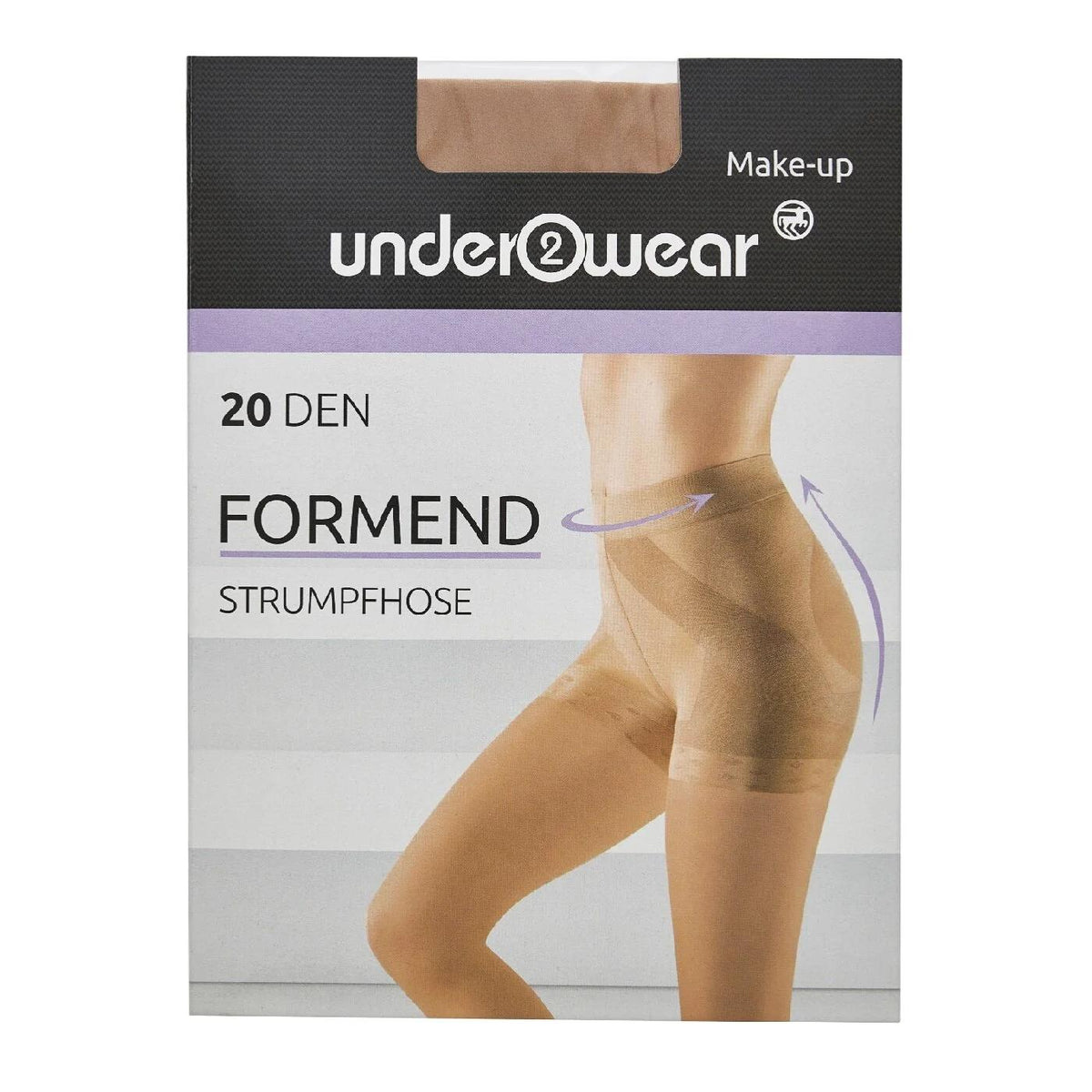 Underwear 20 Denier Shaping Tights Medium Nude 1 Pack by Beauty Care Bag