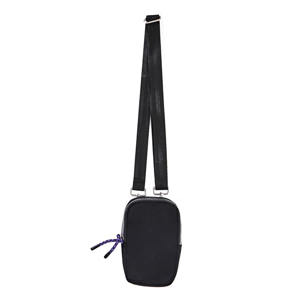 Eklips Black Polyester Fabric Phone Case - Protective, Stylish Cover for Smartphones by Beauty Care Bag