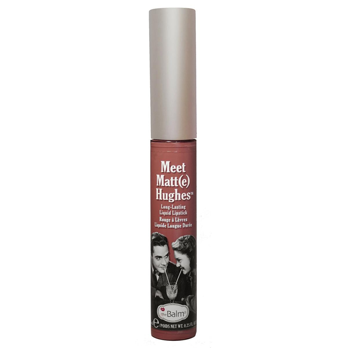 theBalm Liquid Lipstick - Long-Lasting Matte Finish, Non-Transfer, theBalm Meet Matt(e) Hughes by Beauty Care Bag