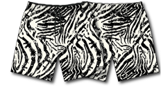 Men's Performance Training Shorts | 5.5"- Zebra Ops by Tango Charlie Apparel
