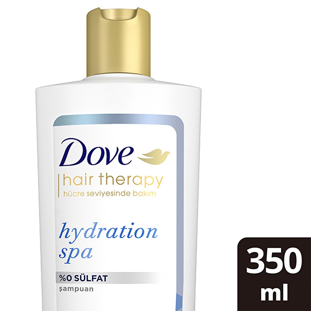 Dove Hair Therapy Hydration Spa Shampoo: Intense Moisture for Dry & Damaged Hair - Hyaluronic Acid, Deep Scalp Care, Stronger Hair by Beauty Care Bag