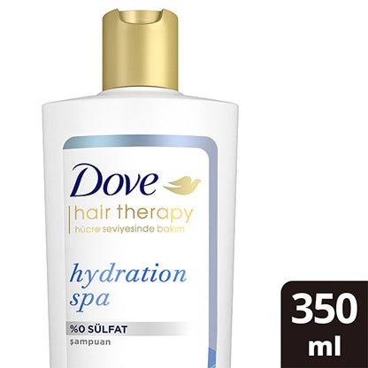 Dove Hair Therapy Hydration Spa Shampoo: Intense Moisture for Dry & Damaged Hair - Hyaluronic Acid, Deep Scalp Care, Stronger Hair by Beauty Care Bag