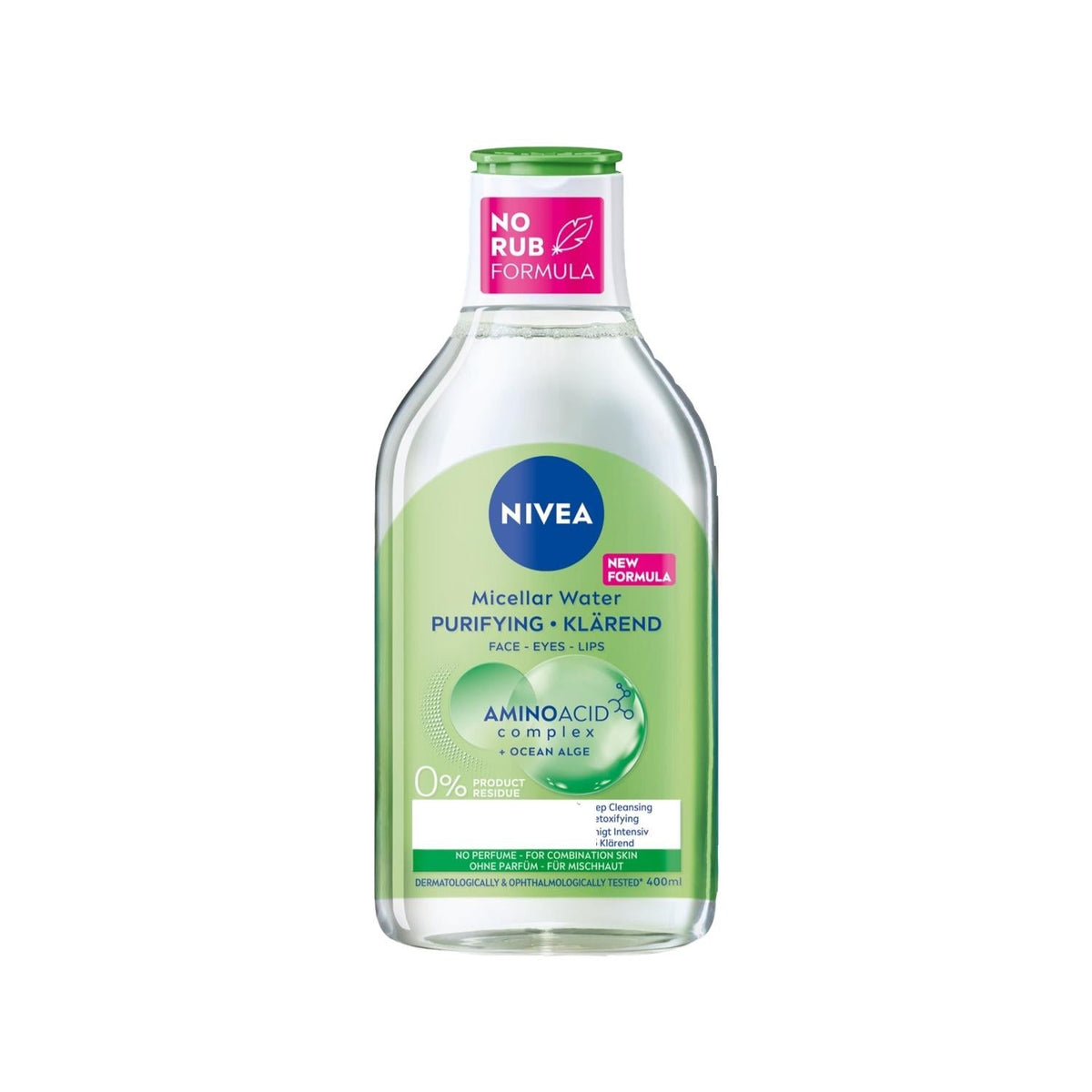 Nivea Micellar Makeup Remover for Mixed and Oily Skin - Gentle, Effective, 13.53 fl oz by Beauty Care Bag