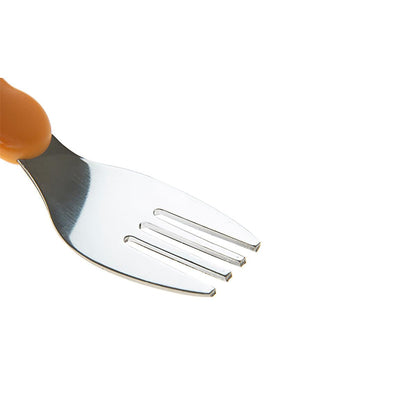 Babyjem Stainless Steel Baby Utensil Set - BPA Free, Ergonomic Design for Independent Eating by Beauty Care Bag