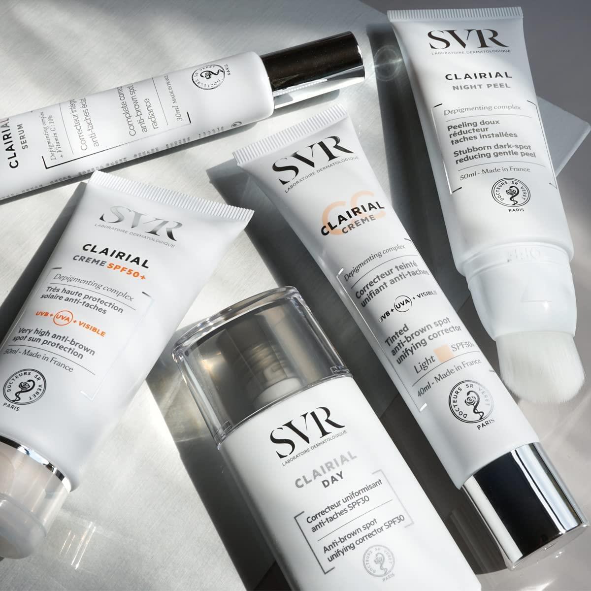 SVR Clairial Day SPF30 Dark Spot Cream: Fade Hyperpigmentation & Protect Skin with Face Cream with SPF for Even Skin Tone by Beauty Care Bag