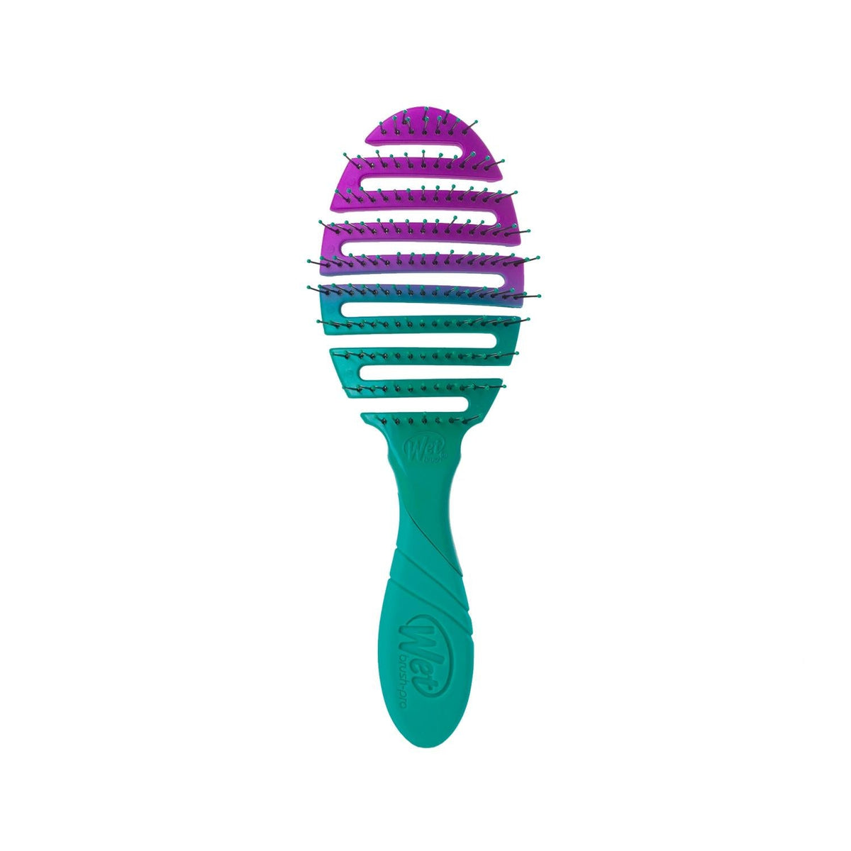 Wet Brush Pro Flex Dry Teal Ombre Hair Brush by Beauty Care Bag
