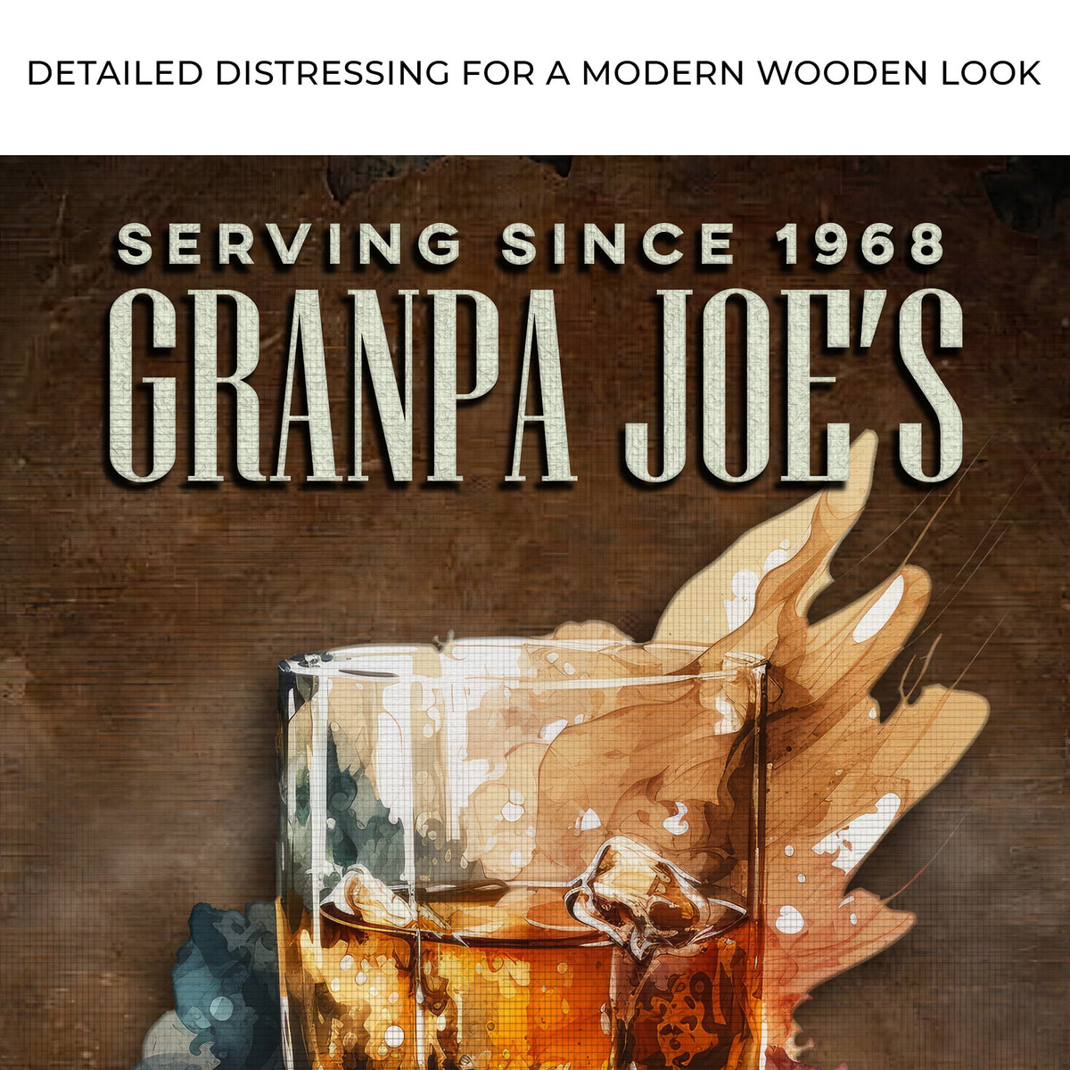 Only The Finest Whiskey Bar Sign by Tailored Canvases