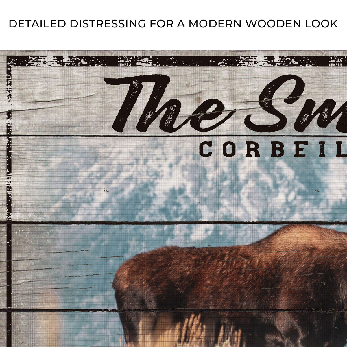 Moose Camp Sign by Tailored Canvases