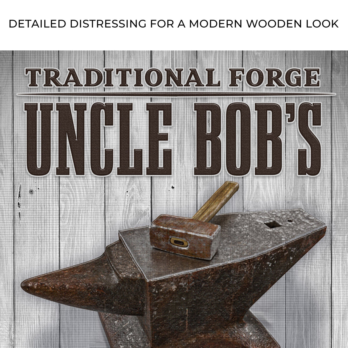 Traditional Forger Blacksmith Sign by Tailored Canvases