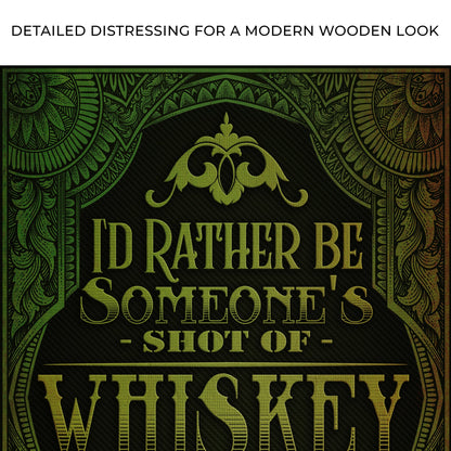 Whiskey Sign by Tailored Canvases