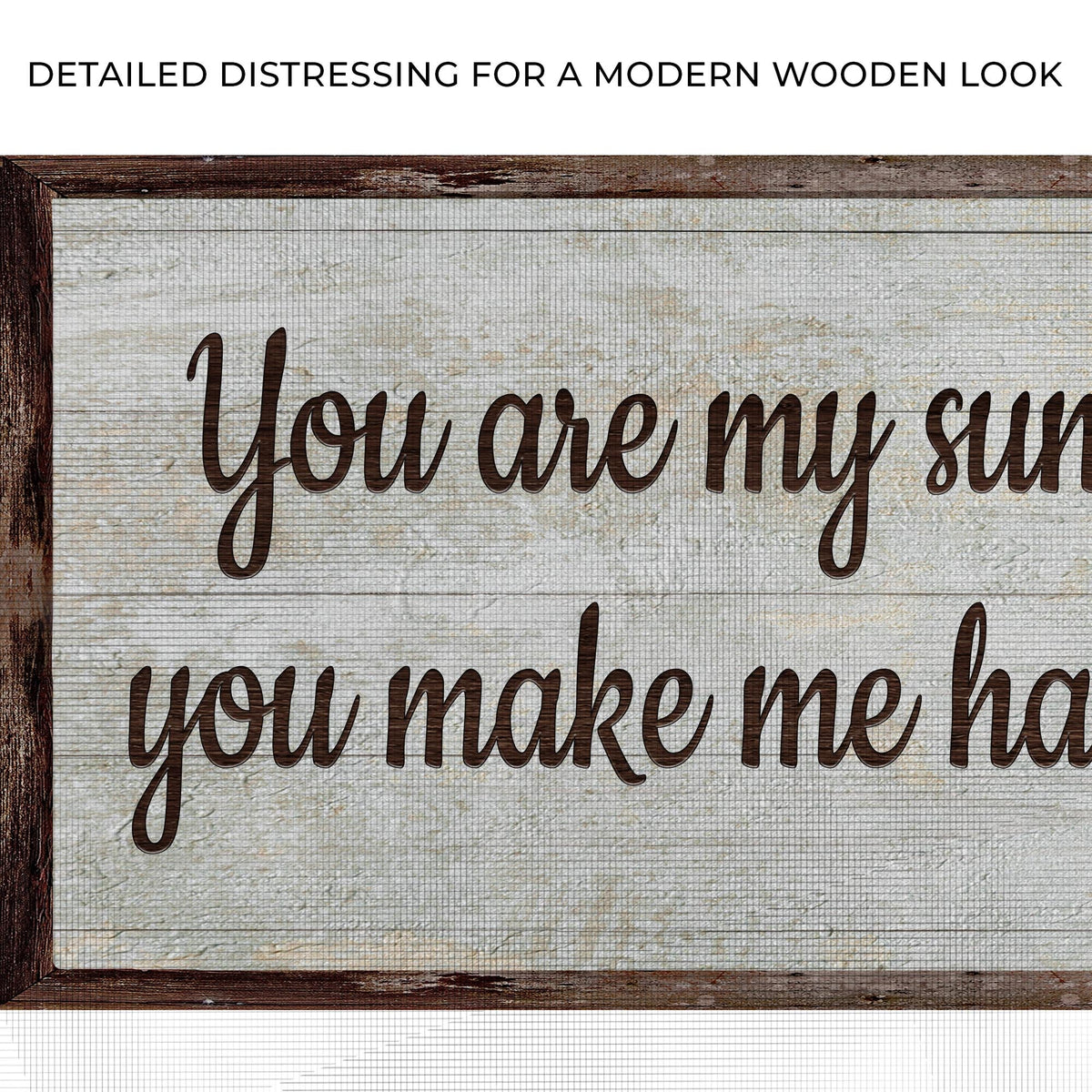 You Are My Sunshine Sign III by Tailored Canvases