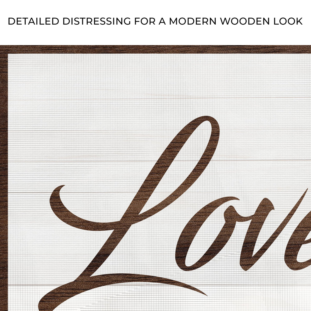 Love You More Sign III by Tailored Canvases