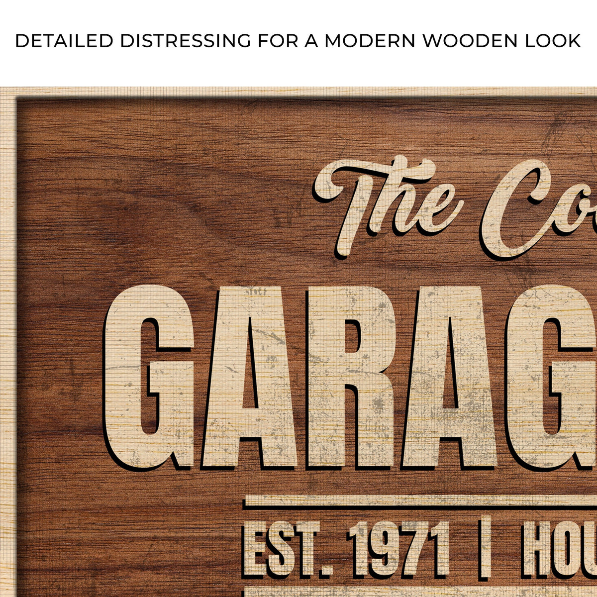 Rustic Garage Bar Wood Sign by Tailored Canvases