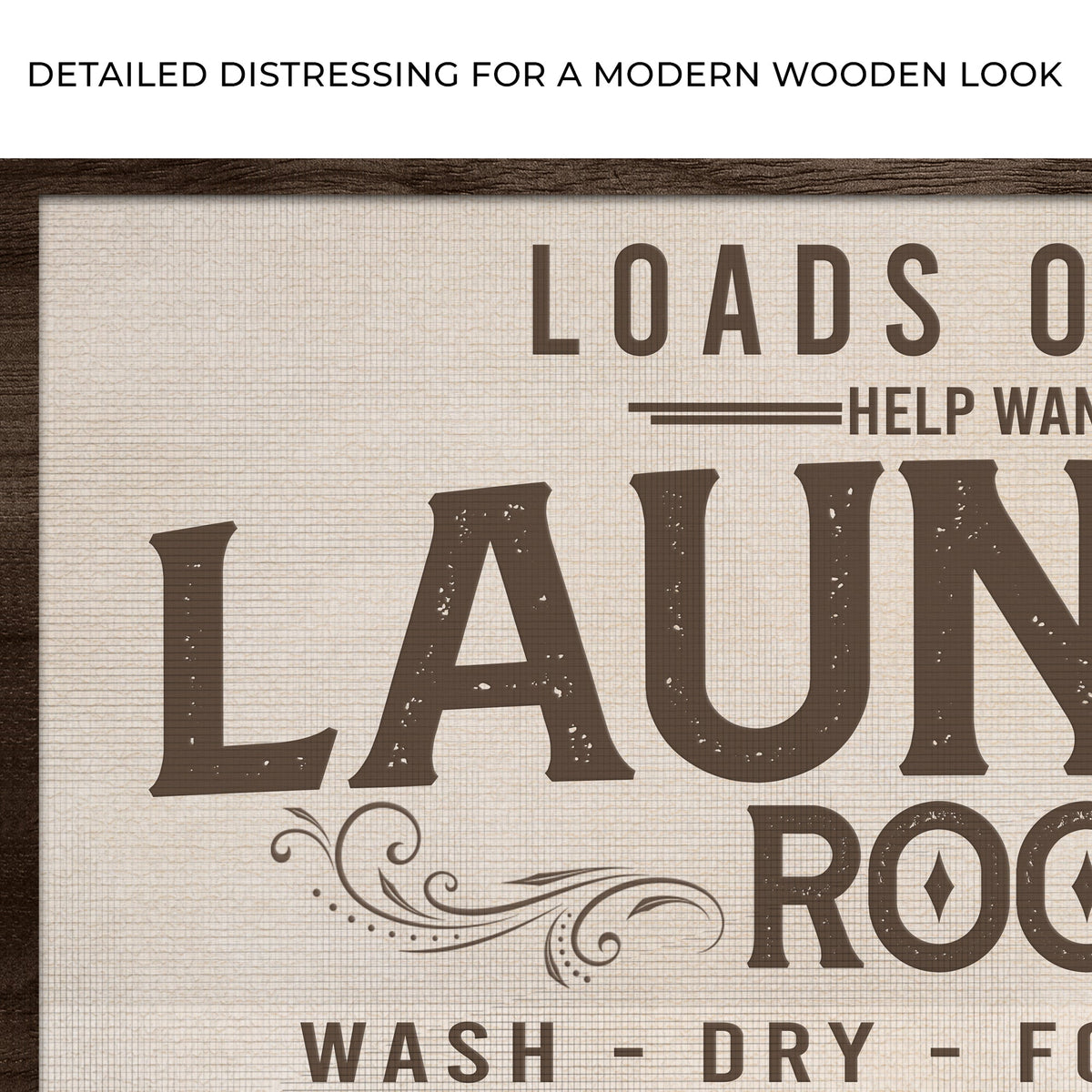 Loads Of Fun Help Wanted Laundry Room Sign by Tailored Canvases