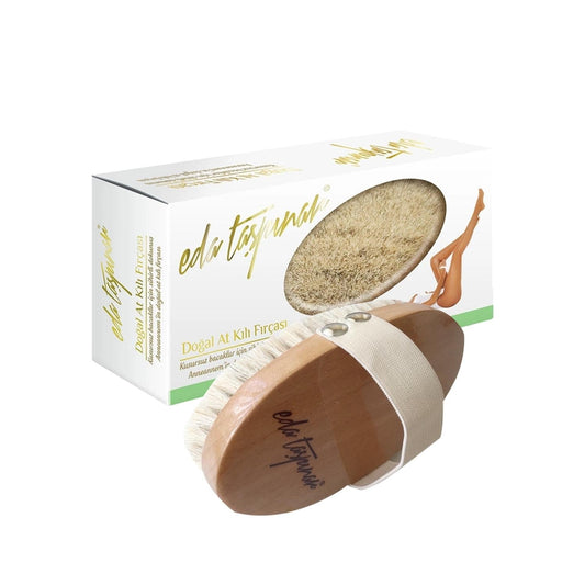 Eda Taşpınar natural horse hair body brush