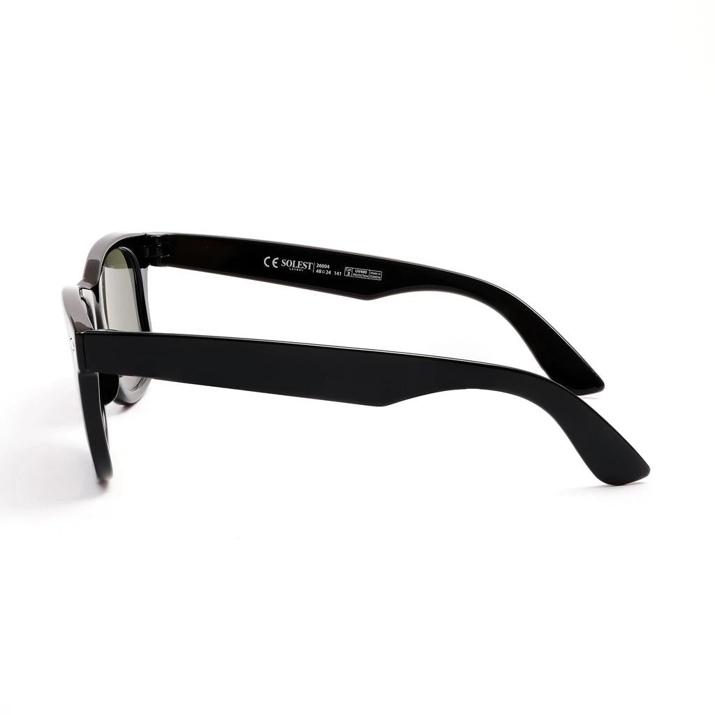 Solest London Unisex Black Sunglasses 26004 by Beauty Care Bag