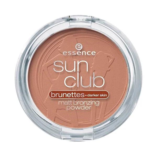 Essence Sun Club Bronzing Powder 02 - Matte Finish, Natural Sun-Kissed Glow Makeup by Beauty Care Bag