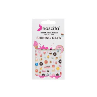 Nascita Nail Sticker - Sweet Desert Design, Easy Nail Art & Decoration for Salon-Quality Look at Home by Beauty Care Bag